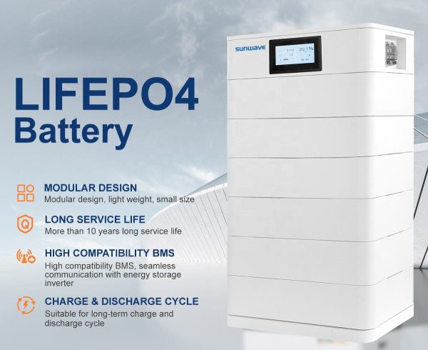 Sunwave 30 KWh Stacked Lithium Battery - Image 5
