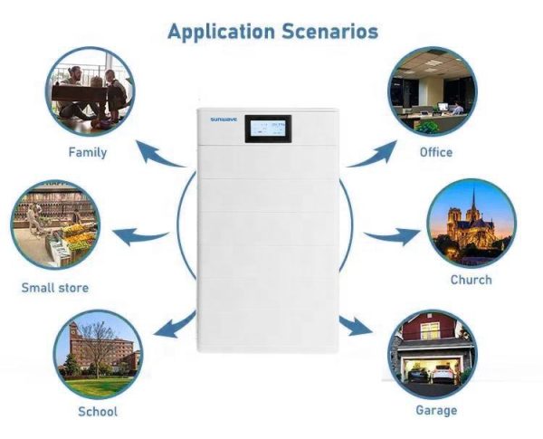 Sunwave 30 KWh Stacked Lithium Battery - Image 2